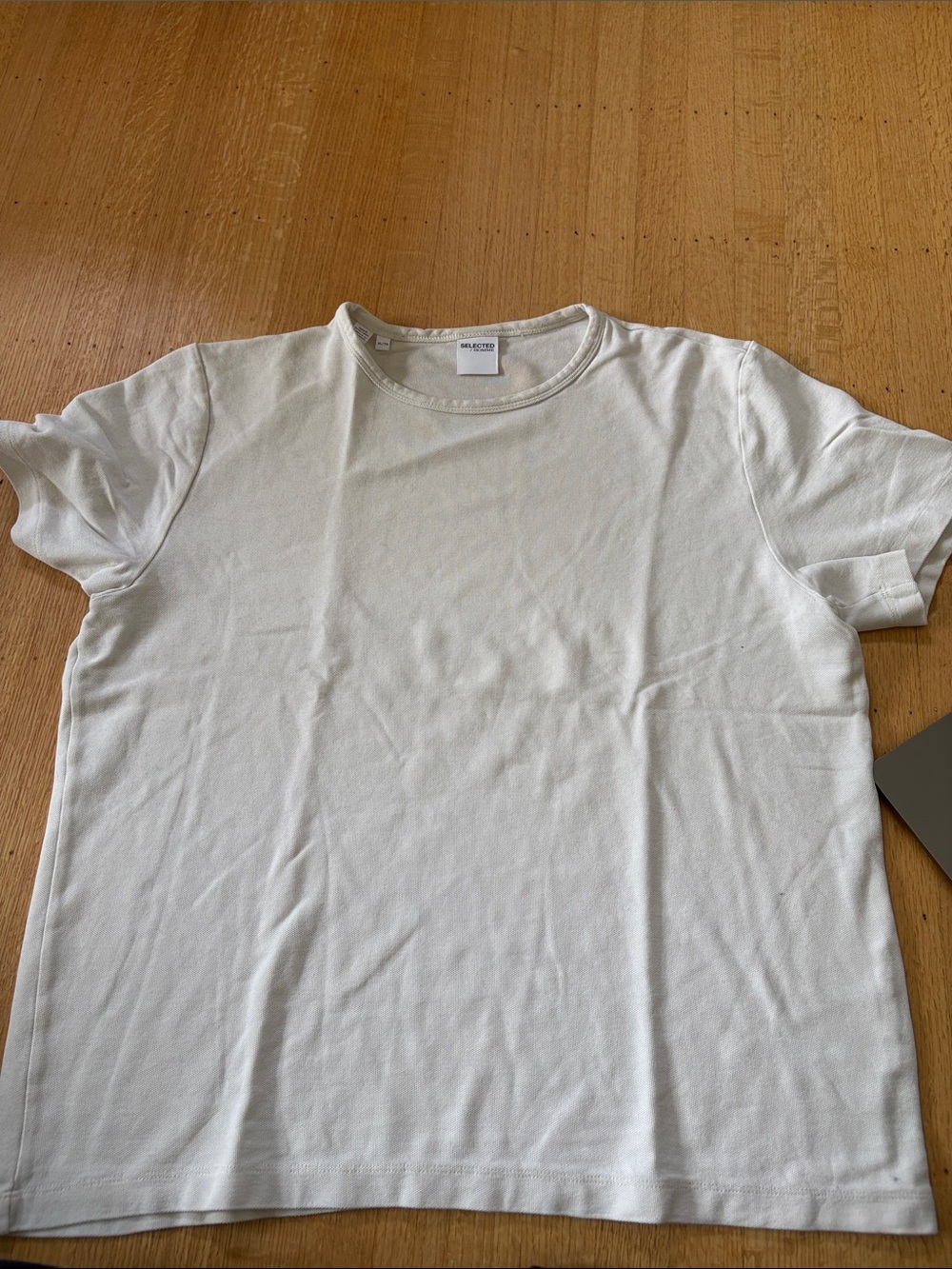 Selected Homme Men's White T-Shirt